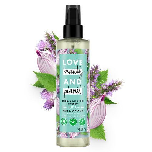 Love Beauty & Planet Onion Black Seed & Patchouli Hair Oil: Buy Love Beauty  & Planet Onion Black Seed & Patchouli Hair Oil Online at Best Price in  India | Nykaa