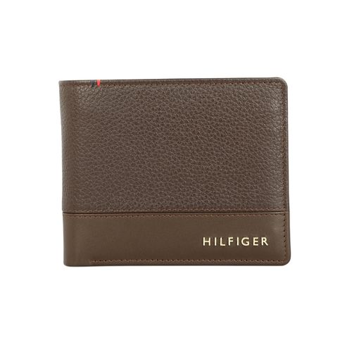 Buy TOMMY HILFIGER Brown Mens Leather Multicard Coin Wallet