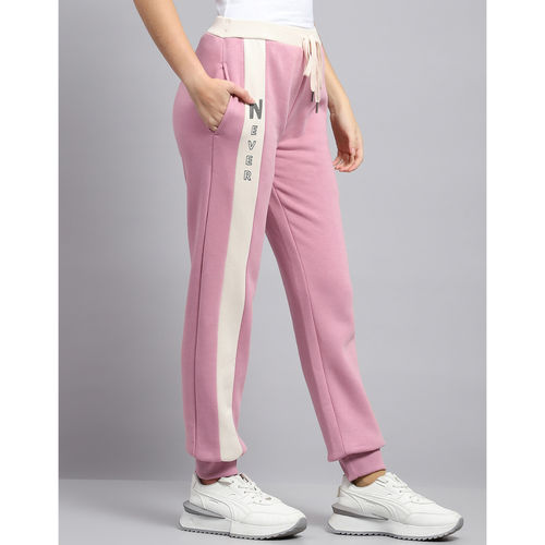 Buy Monte Carlo Womens Colorblock Pink Hooded Neck Full Sleeve