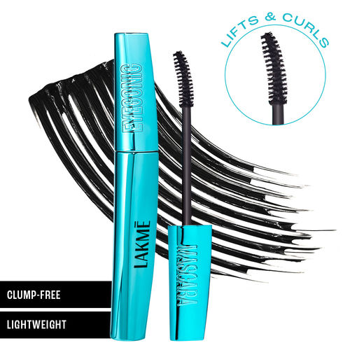 Lakme 9 To 5 Eyeconic Curling Mascara, Smudgeproof, Waterproof, Lasts Upto 24 Hrs , Black
