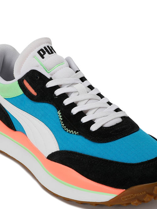 Buy Puma Style Rider Play On Blue Unisex Casual Shoes Online