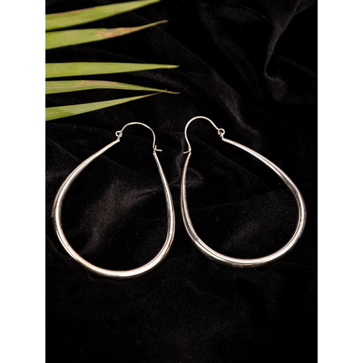 Embrace Simplicity Silver Hoop Earrings