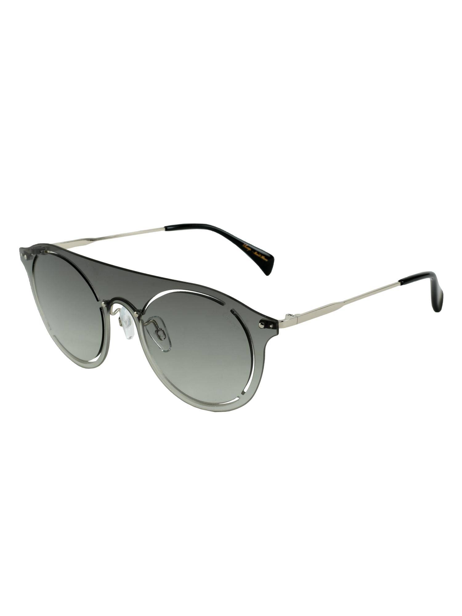 Vintage Unisex UV Protected Green Lens Round Sunglasses (60)