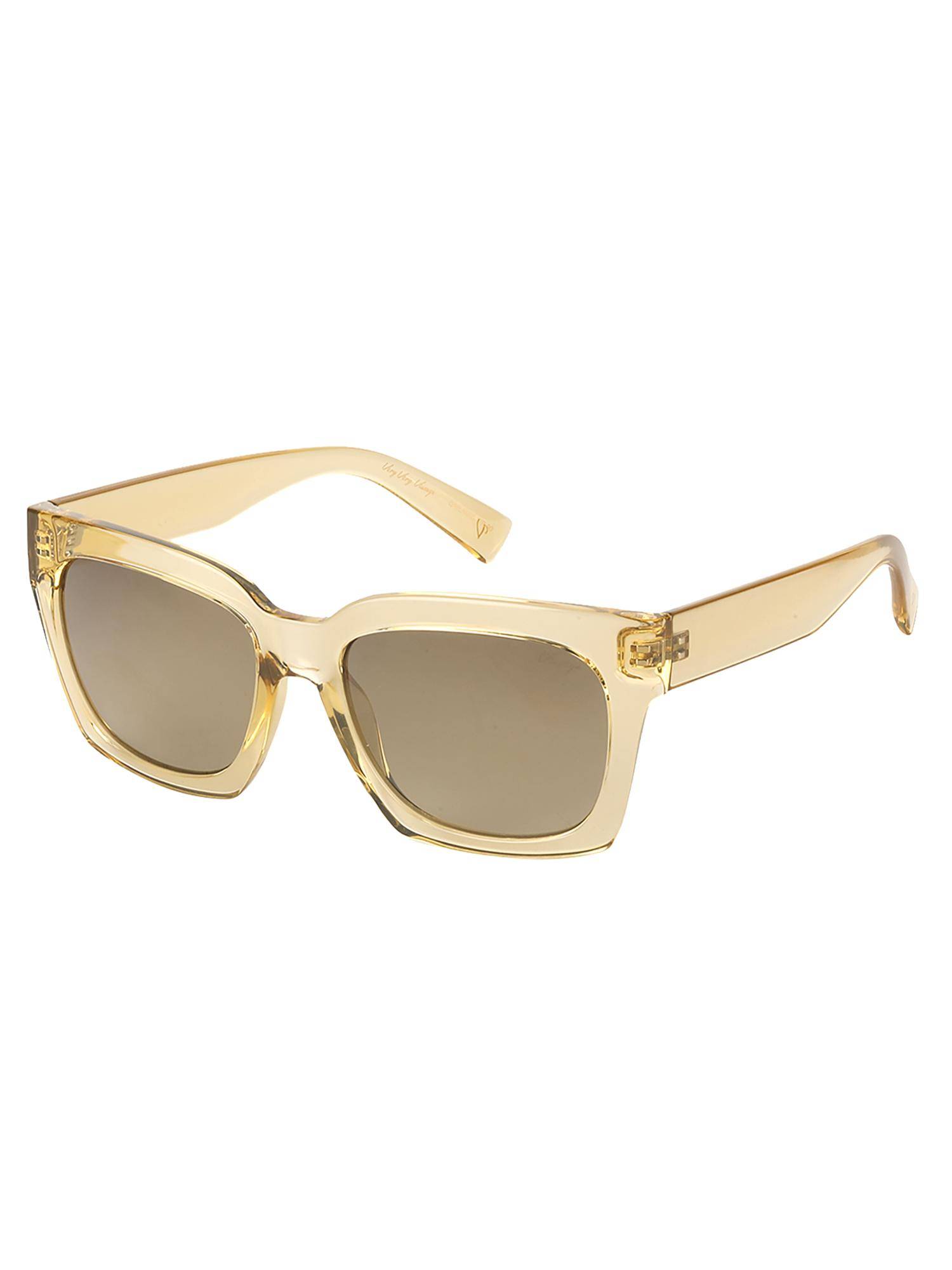 Vintage Unisex UV Protected Brown Lens Square Sunglasses (55)
