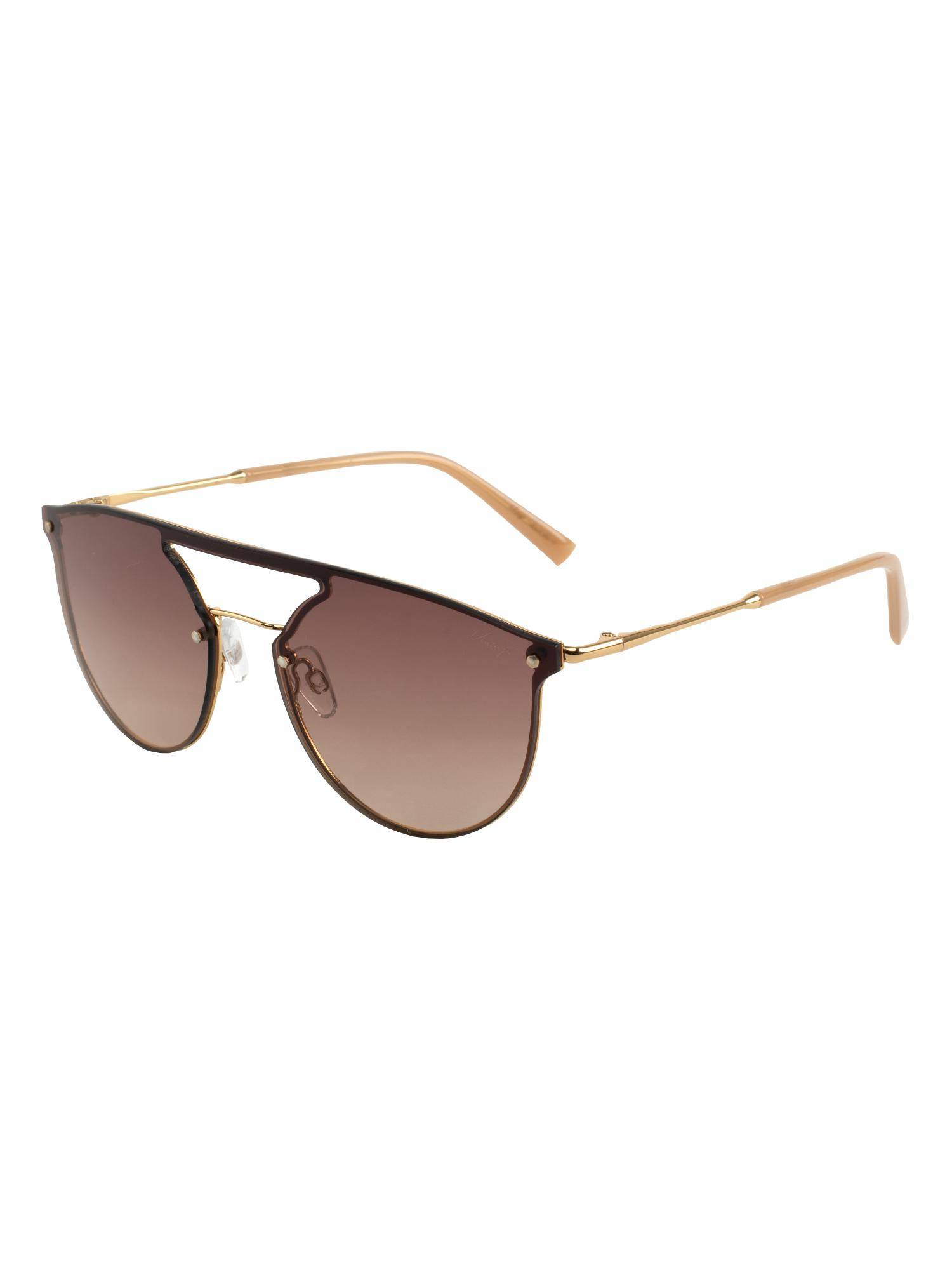Vintage Unisex UV Protected Brown Lens Square Sunglasses (60)