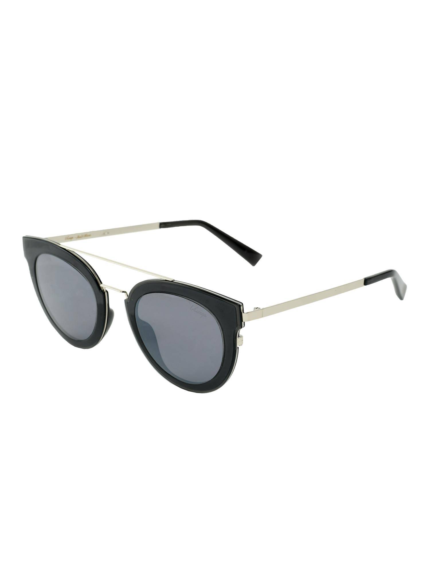 Vintage Unisex UV Protected Grey Lens Round Sunglasses (48)