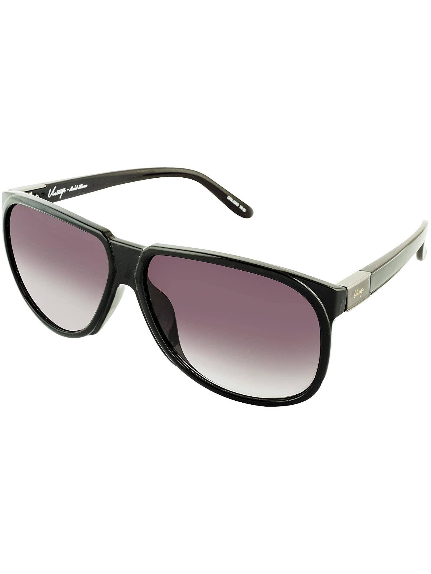 Vintage Unisex UV Protected Grey Lens Pilot Sunglasses (60)