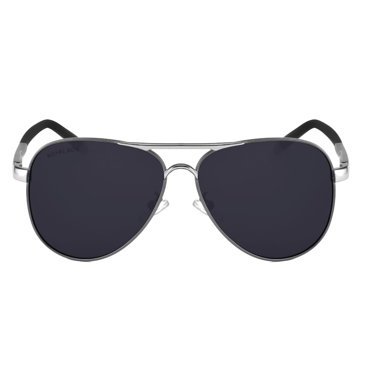 Buy Royal Son Black Polarized Aviator Sunglasses Online