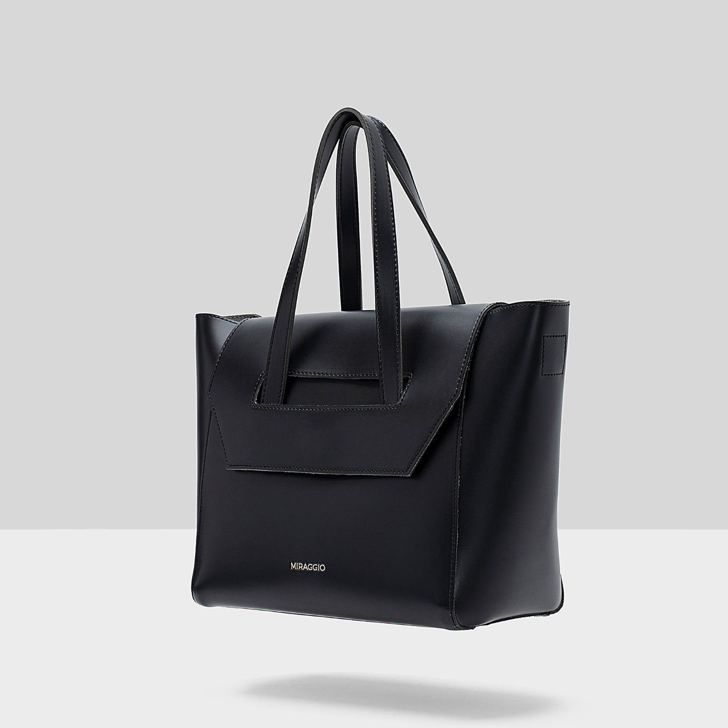 MIRAGGIO Briella Womens Black Tote Bag: Buy MIRAGGIO Briella Womens ...