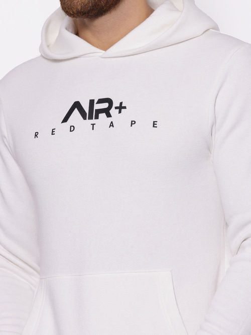 Buy Red Tape Mens Bright Off White Hoodies Online