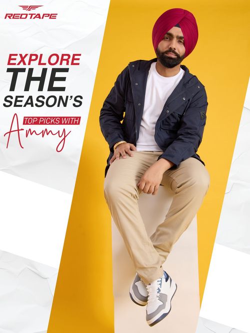 Red Tape White Solid Cotton Poplin Mens Half Sleeve Shirt