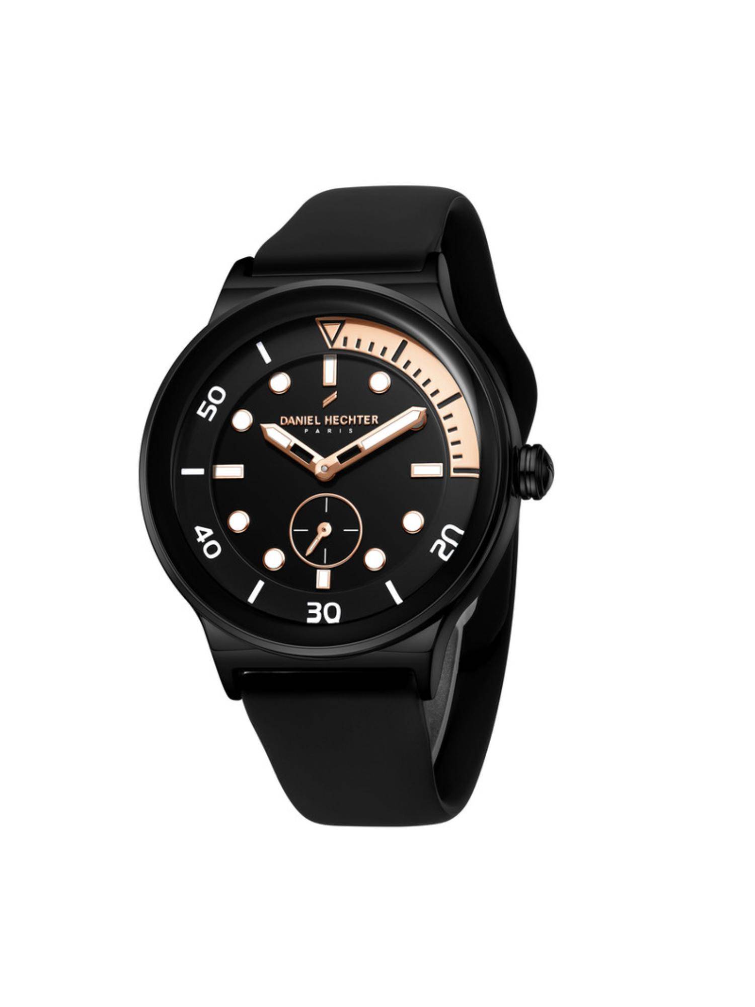 Daniel Hechter Men Paris Auber Black Dial Analog Watch - DHM1044 (M)