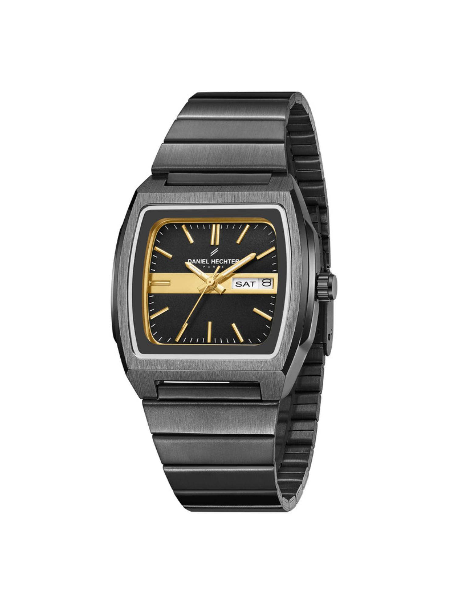 Daniel Hechter Men Paris Emma Black Dial Analog Watch - DHM1049 (M)