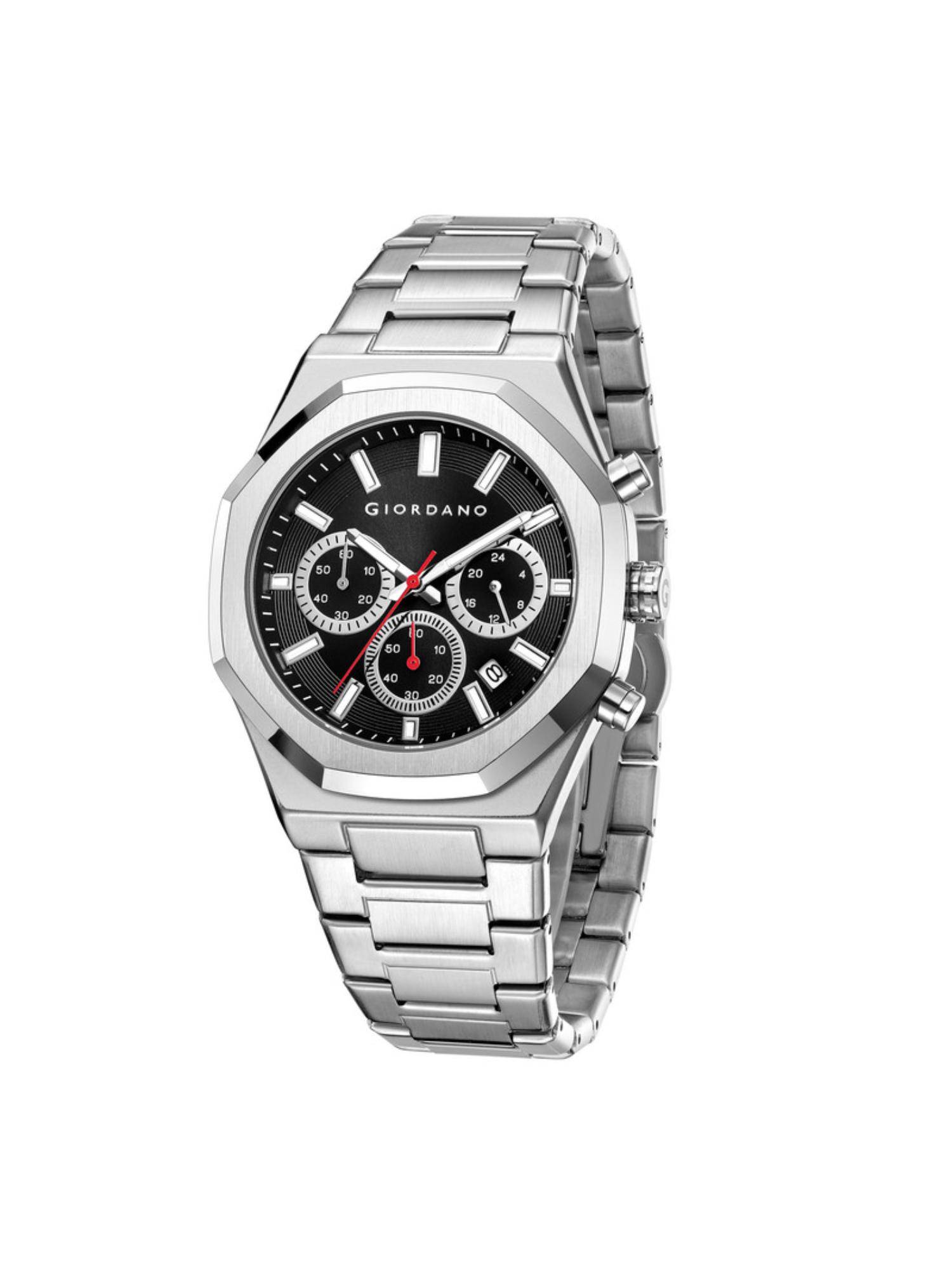 Giordano Men Quartz Black Dial Analog Watch - GZ-50170 (M)