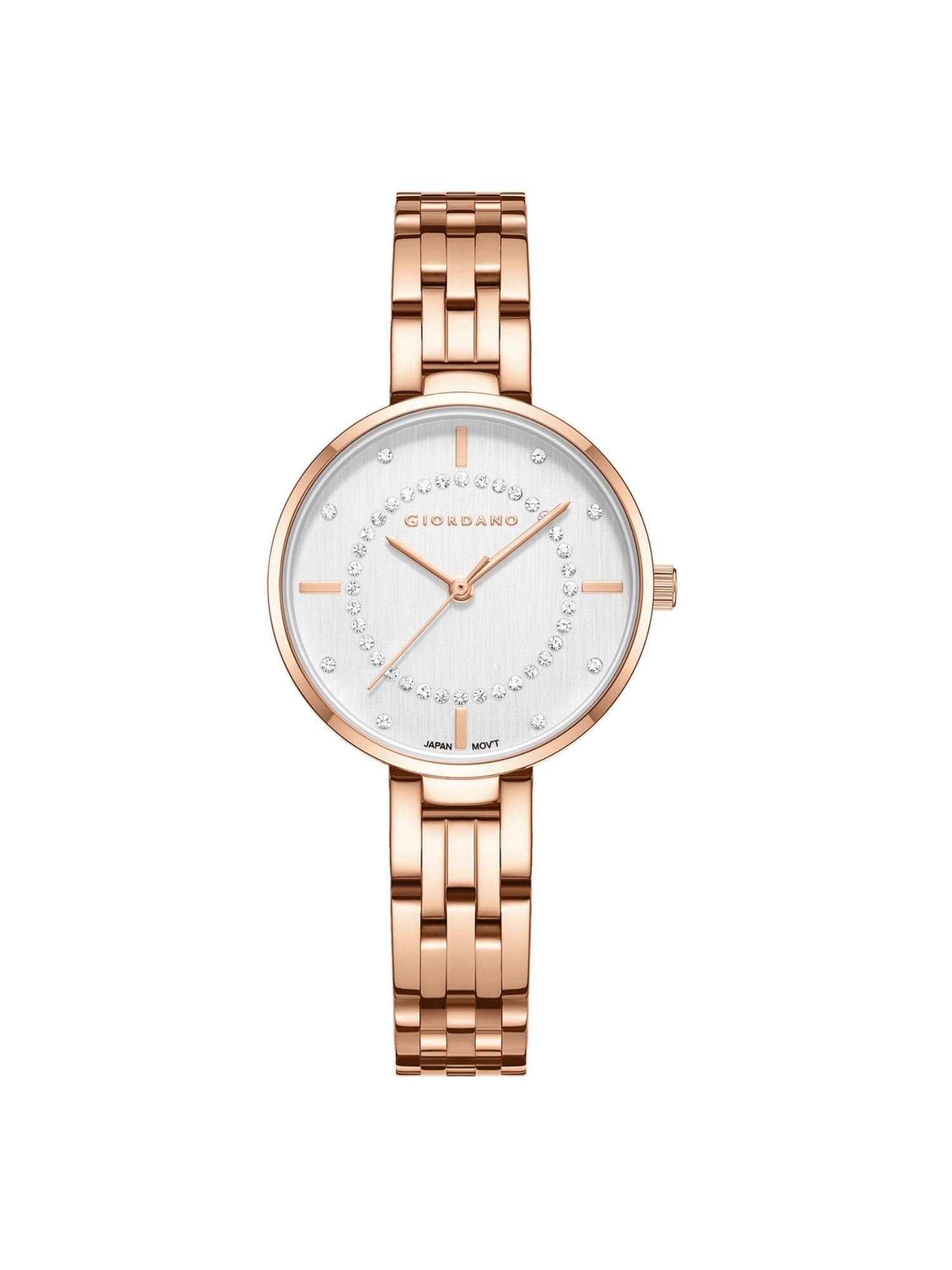Giordano Women Stylish White Dial Analog Watch - GZ-60077 (M)