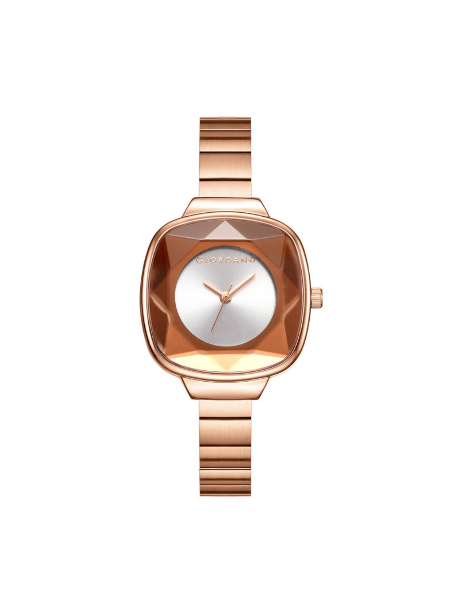 Giordano Women Quartz White Dial Analog Watch - GZ-60131 (M)