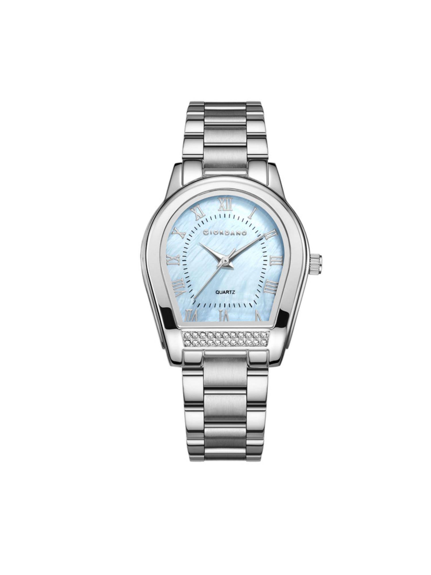 Giordano Women Mother Of Pearl Blue Dial Analog Watch - GZ-60136 (M)