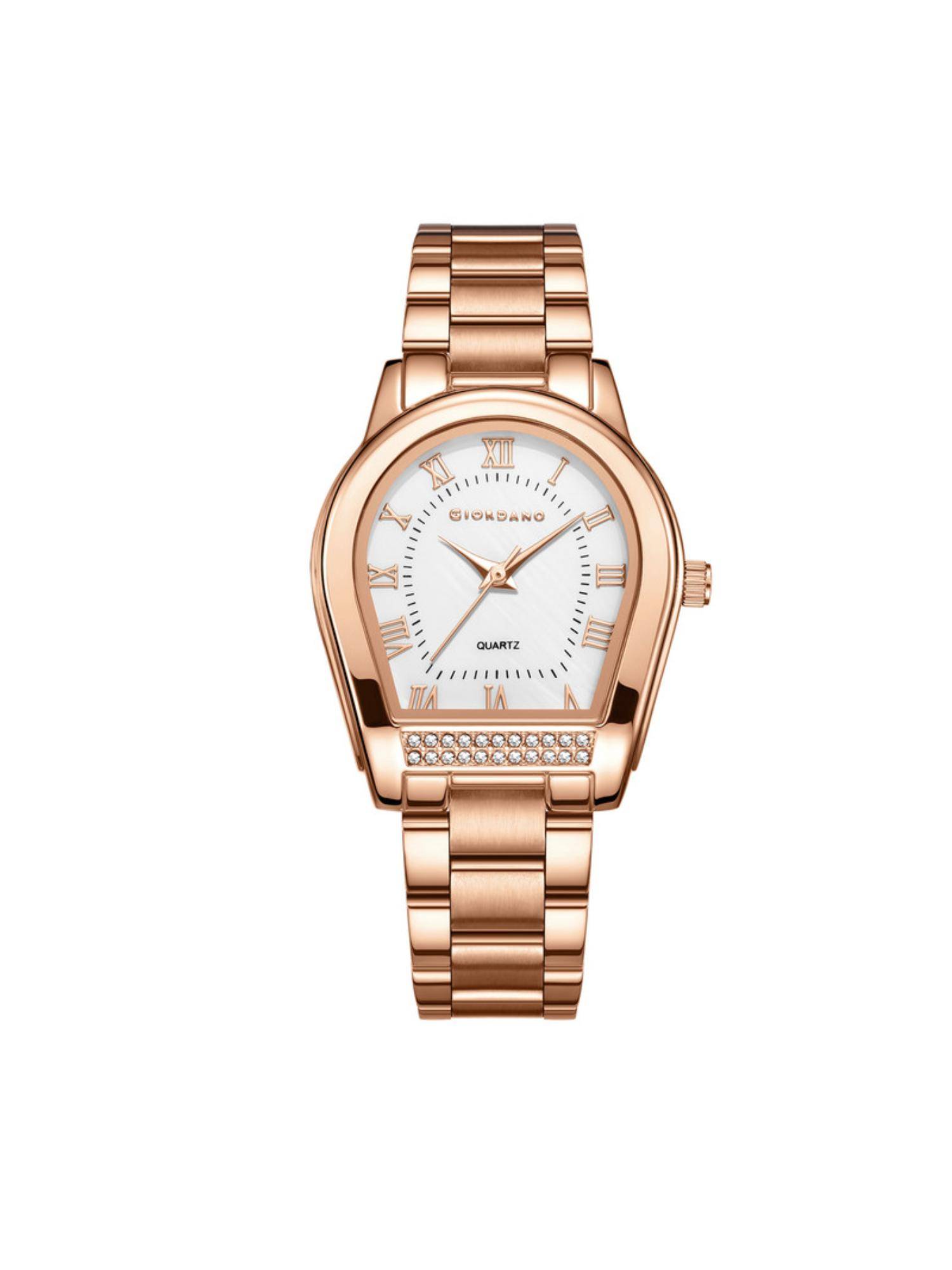 Giordano Women Mother Of Pearl White Dial Analog Watch - GZ-60136 (M)