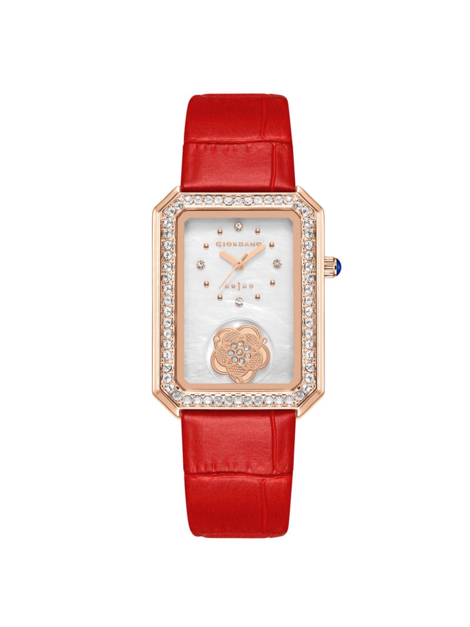 Giordano Women Arias White Dial Analog Watch - GZ-60174 (M)