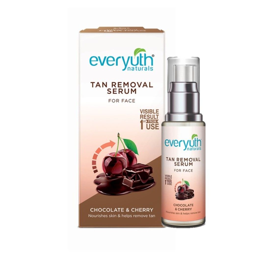 Everyuth Naturals Tan Removal Serum for Face - Chocolate & Cherry