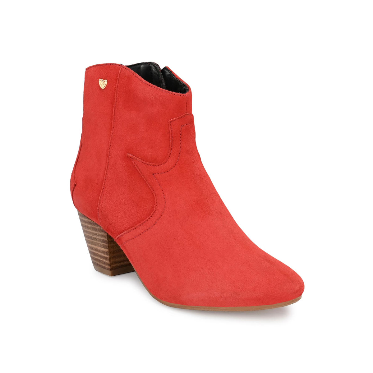 Ladies mid hot sale heel boots