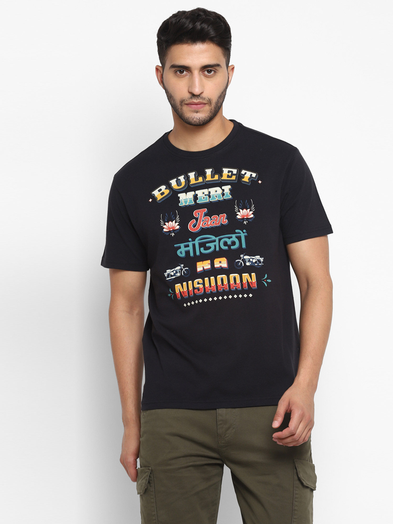 Buy Royal Enfield Bullet Meri Jaan T shirt Online