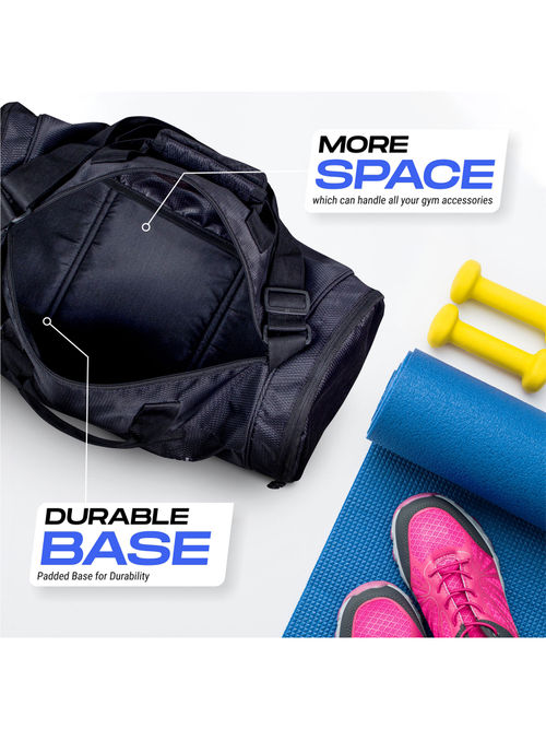 Buy Vector X Impulse Gym Bag for Men Women 26 (Black) (L) Online