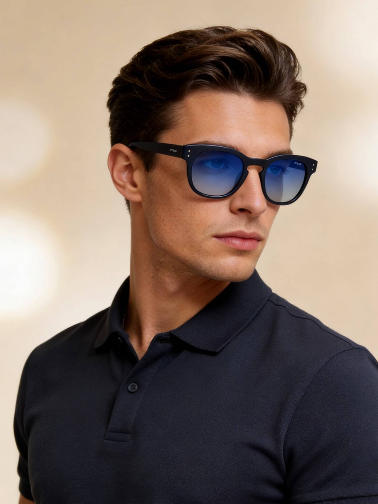 IDEE S2817 C6P 50 Blue Lens Sunglasses for Men (50)