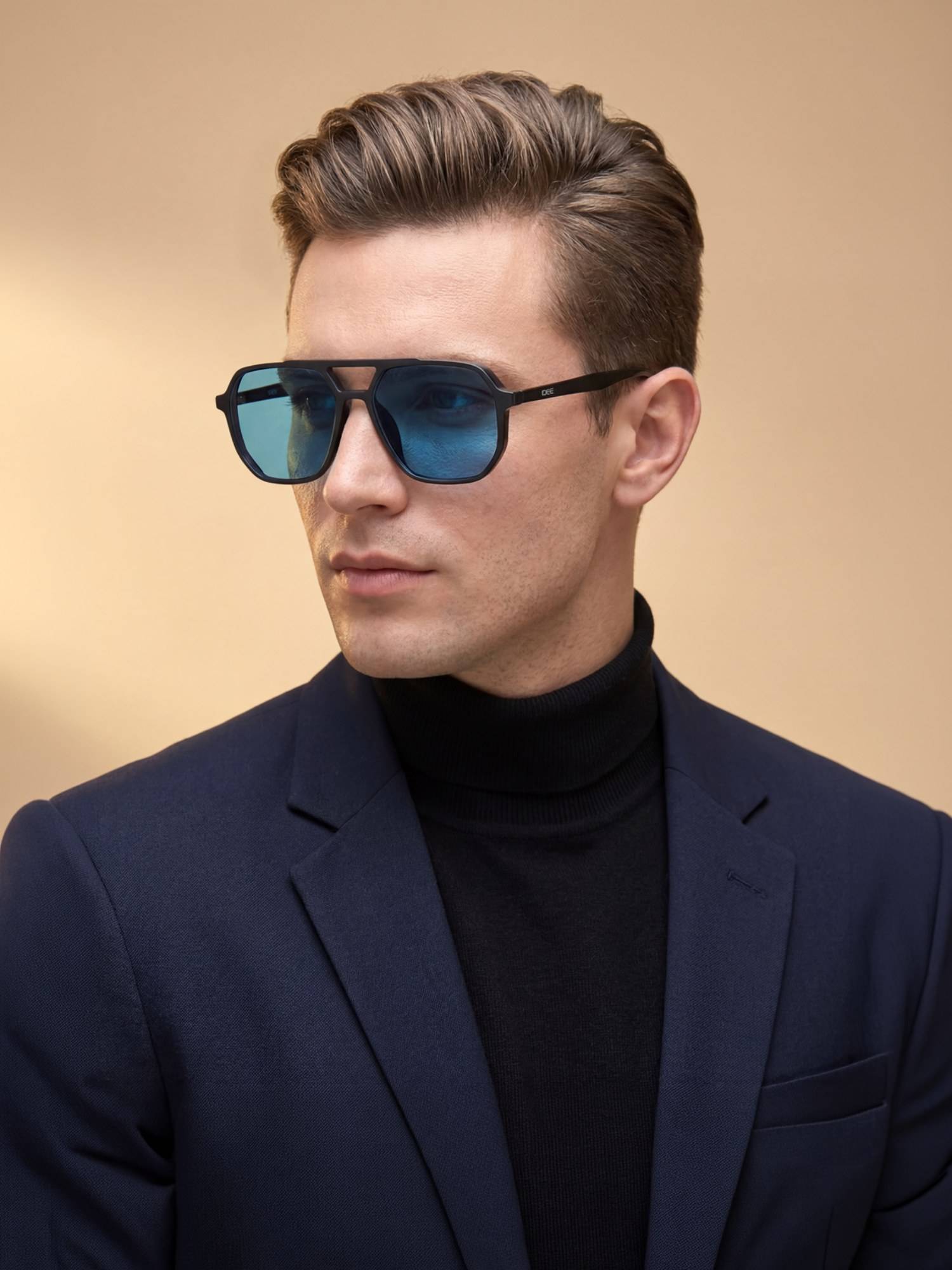 IDEE IDS2906C1SG - UV Protected Solid Sunglasses for Men (59)