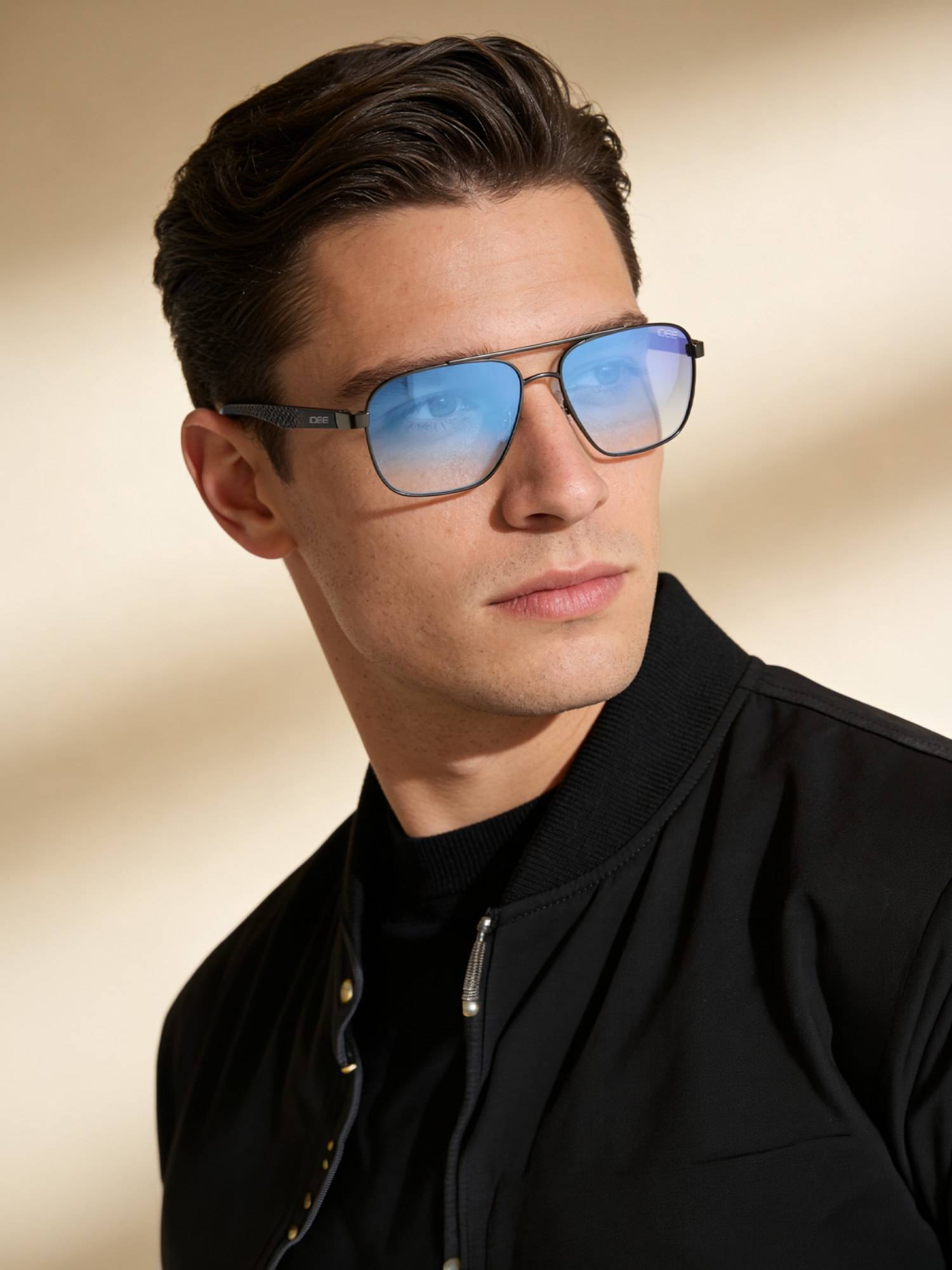 IDEE IDS2997C5SG - UV Protected Gradient Mirror Sunglasses for Men (57)