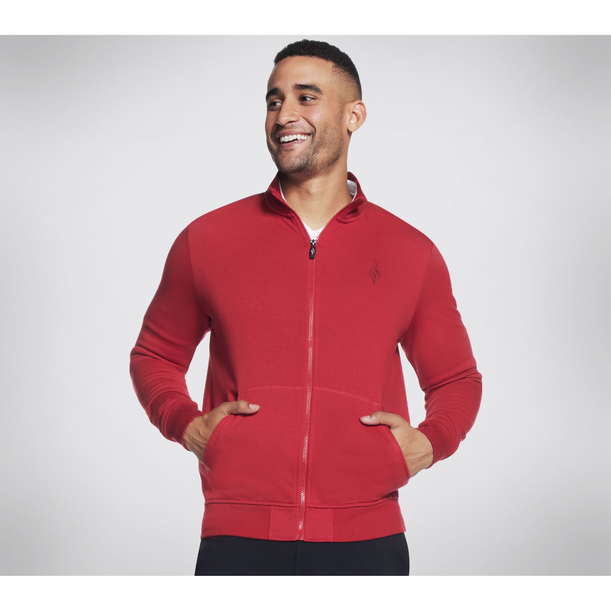 Skechers jacket hot sale red