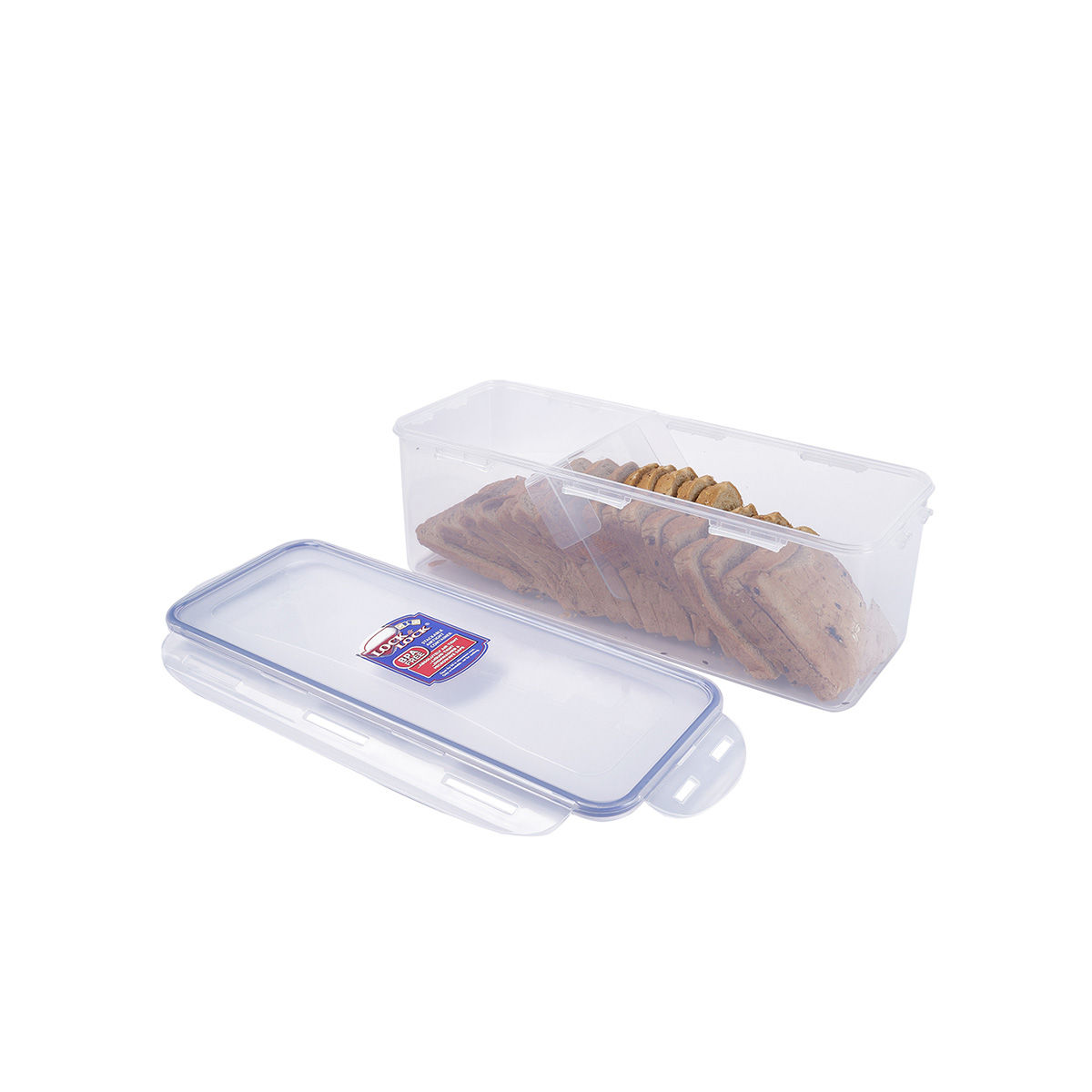 Lock & Lock Classic Plastic Airtight Bread Storage Container With Leak