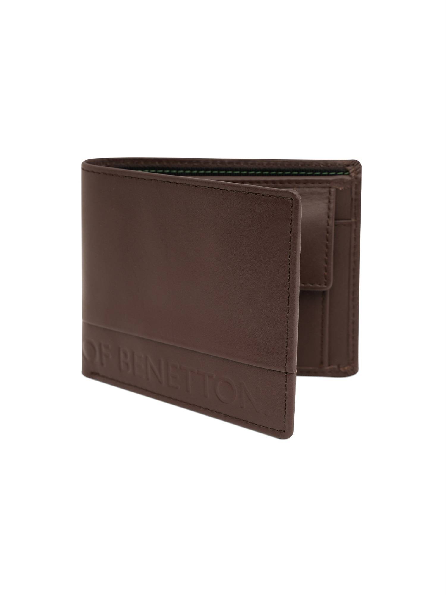 United Colours of Benetton Men's Global Coin Wallet Synge - Brown