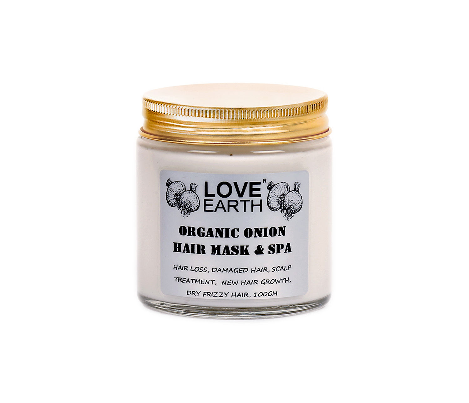Love Earth Organic Onion Hair Mask and Spa with Onion Extract for Smooth  and Frizz Free Hair: Buy Love Earth Organic Onion Hair Mask and Spa with  Onion Extract for Smooth and