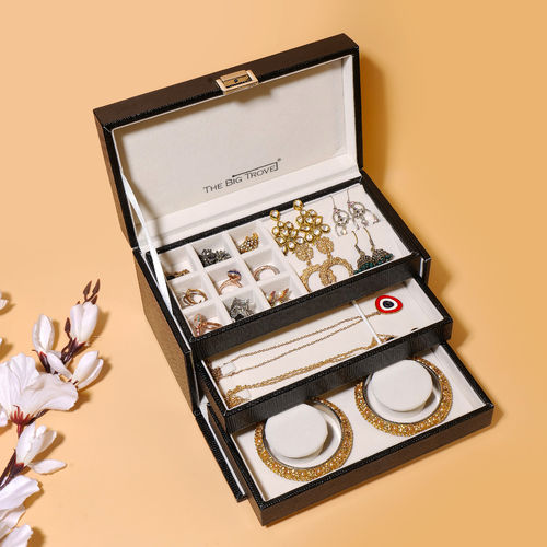 La Trove Locker Safe Luxury Jewellery Storage Box