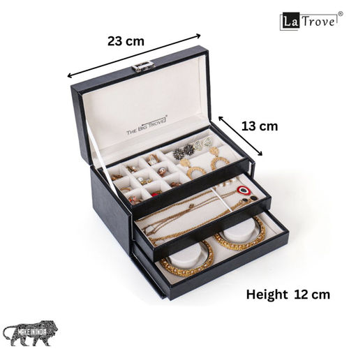 La Trove Locker Safe Luxury Jewellery Storage Box