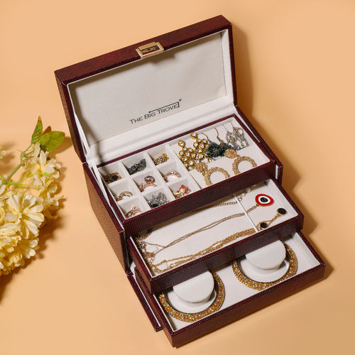 Buy La Trove Locker Safe Luxury Jewellery Storage Box Online