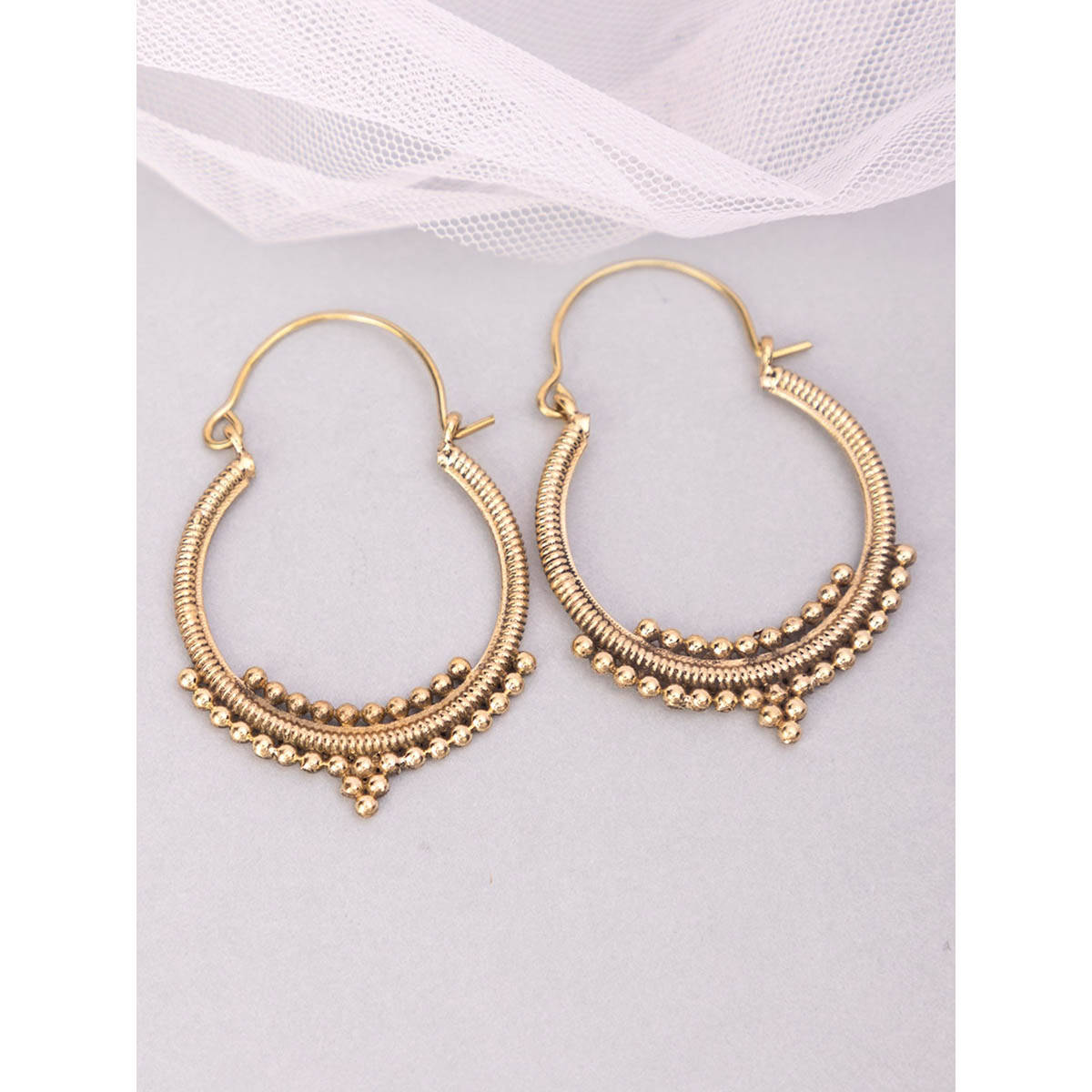 Studio One Love Indian Wonder Gold-Plated Handmade Drops & Danglers Earrings