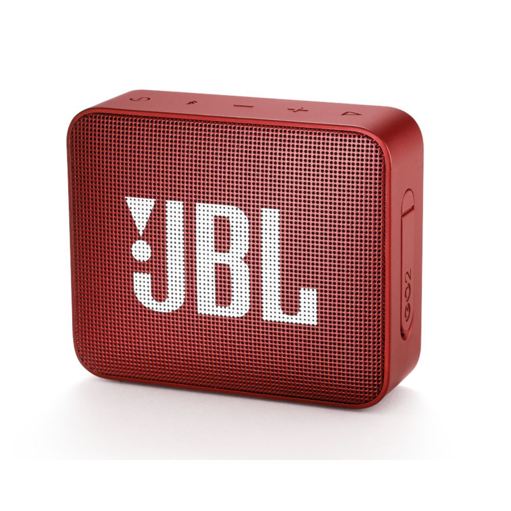 JBL Go 2 Portable Waterproof Bluetooth Speaker with mic (Red)