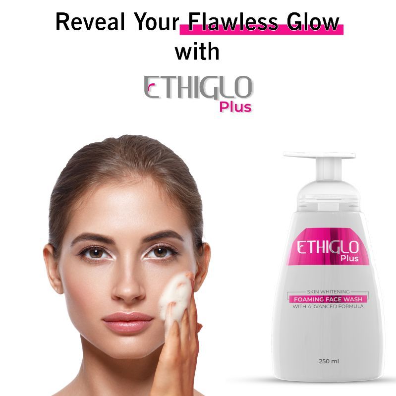 Buy Ethiglo Plus Skin Whitening Foaming Face Wash Online