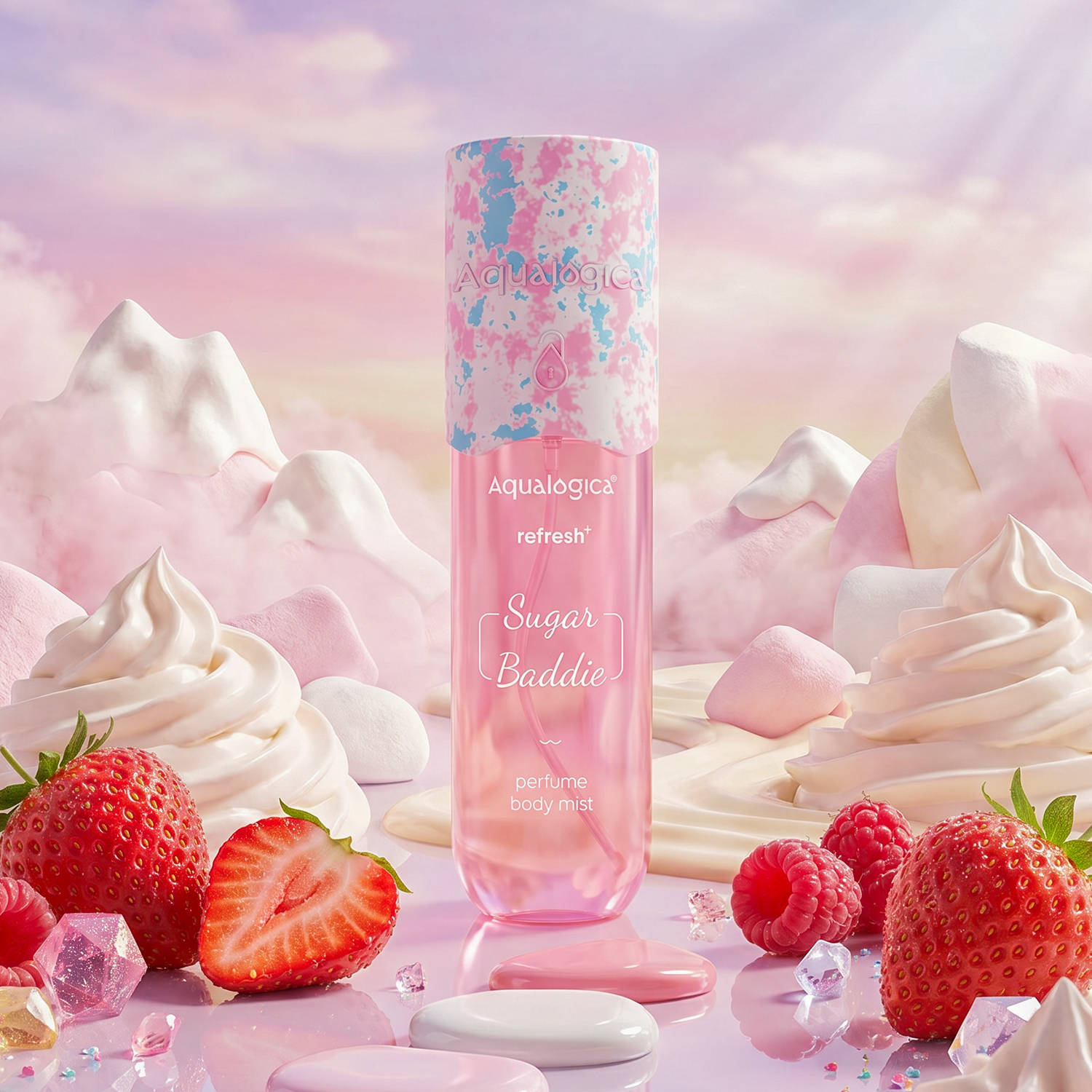 Aqualogica Refresh+ Sugar Baddie Perfume Body Mist - view 2