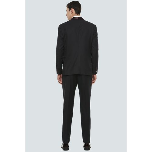 Buy Louis Philippe Black Three Piece Suit Online - 806621