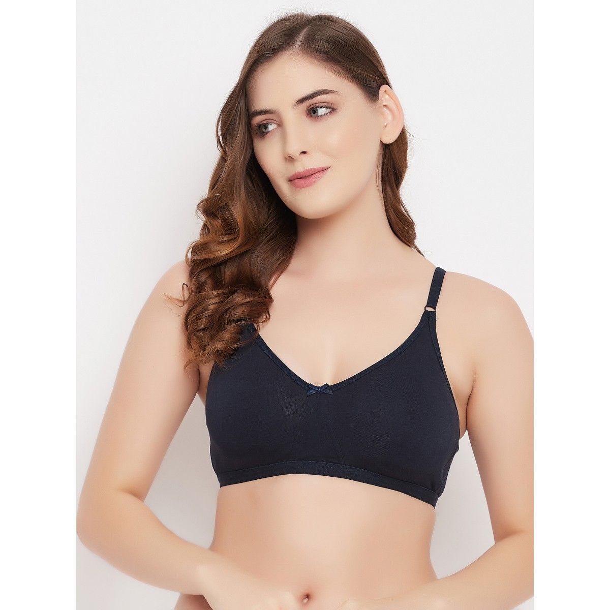 Clovia Non-Padded Non-Wired Full Figure T-Shirt Bra In Black - Cotton: Buy  Clovia Non-Padded Non-Wired Full Figure T-Shirt Bra In Black - Cotton  Online at Best Price in India | Nykaa