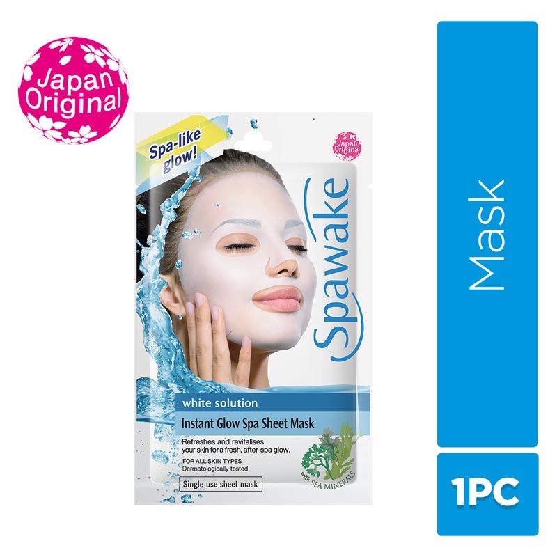 Spawake White Solution Instant Glow Spa Sheet Mask
