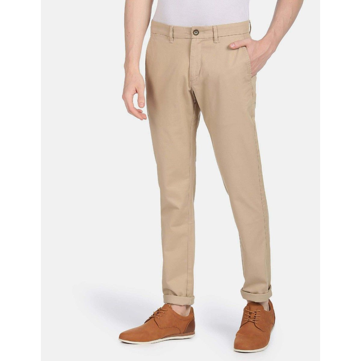 Buy US Polo Assn Blue Mid Rise Trousers for Men Online  Tata CLiQ