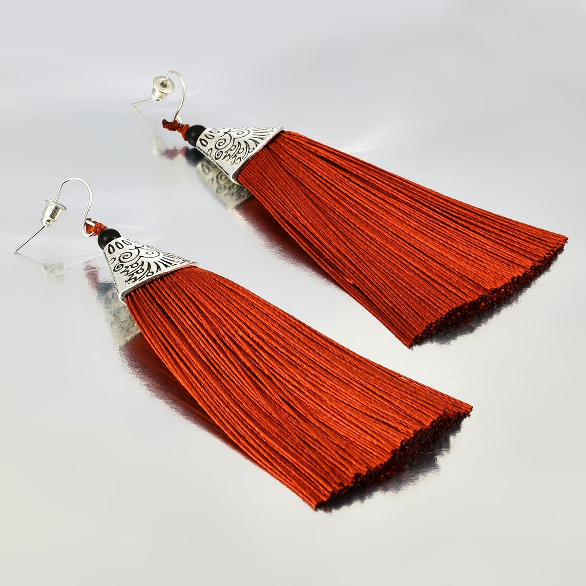 Crunchy Fashion Brown Tassel Earrings for Women: Buy Crunchy Fashion Brown Tassel  Earrings for Women Online at Best Price in India Nykaa