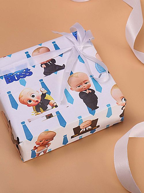 Buy The Big Trove Boss Baby Gift Wrapping Paper (Pack of 5) Online