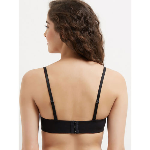 Buy Wacoal Basic Mold Padded Wired Half Cup Strapless T-Shirt Bra - Black  Online
