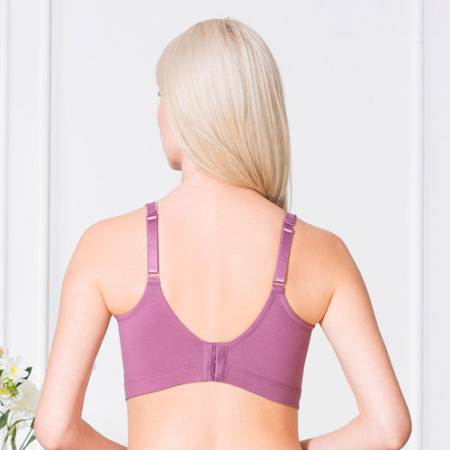 Buy online Purple Solid Minimizer Bra from lingerie for Women by Alishan  for ₹183 at 68% off