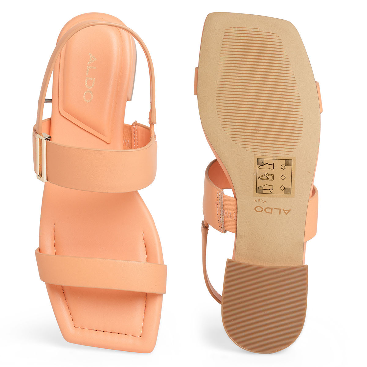 Amazon.com: Thick Sole Sandals for Women Ladies Fashion Summer Leather  Ankle Strap Open Toe Flat Casua Sandals (Orange, 7.5) : Clothing, Shoes &  Jewelry